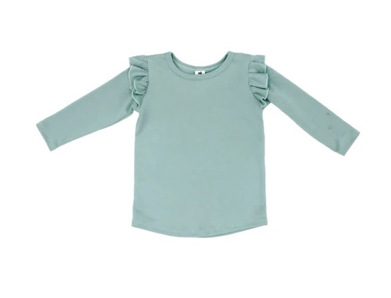Little & Lively - Ruffle Top (LS)